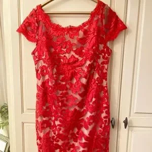 open lace back dress Sofie Pink Sequin Strapless Mini Dress - US 4